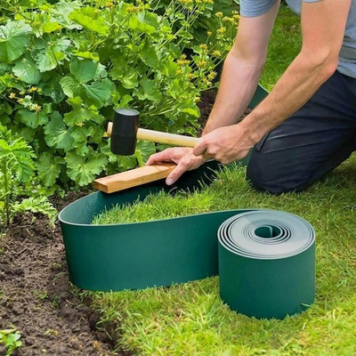 Лента бордюрная 25см*9м прямая, зеленая