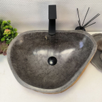 Раковина из речного камня RS-63452 (55*40*15) 0123