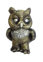 Копилка из гипса «Сова» 19см античная