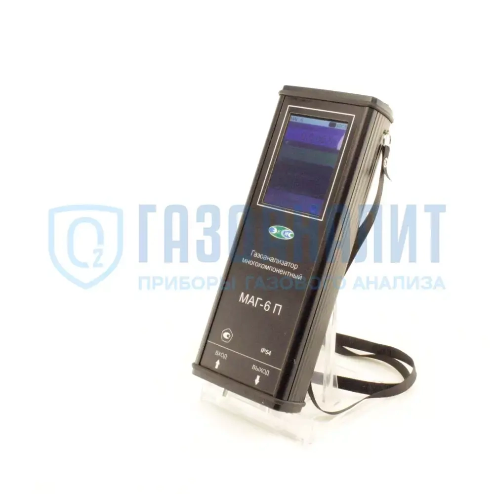 МАГ-6 П-Т-В (МАГ-6 П-Т) газоанализатор с сенсорным TFT дисплеем многокомпонентный портативный