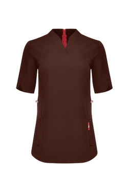 Топ медицинский женский Ньюлук, шоколад