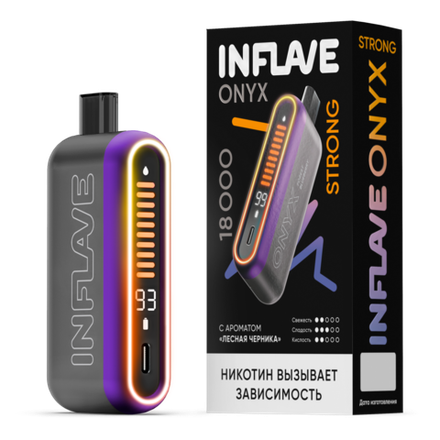 Inflave Onyx Strong Лесная черника 18000 затяжек 20мг (2%)
