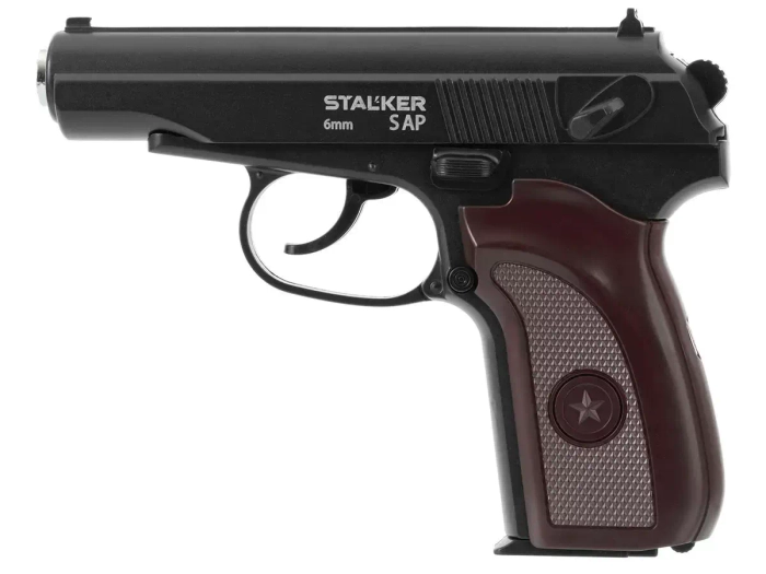 Пистолет пневматический Stalker SAP Spring (ПМ), к.6мм (SA-33071P)