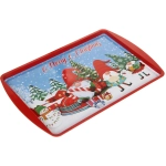 Поднос жестяной 38*24см «Веселые гномы на машине»