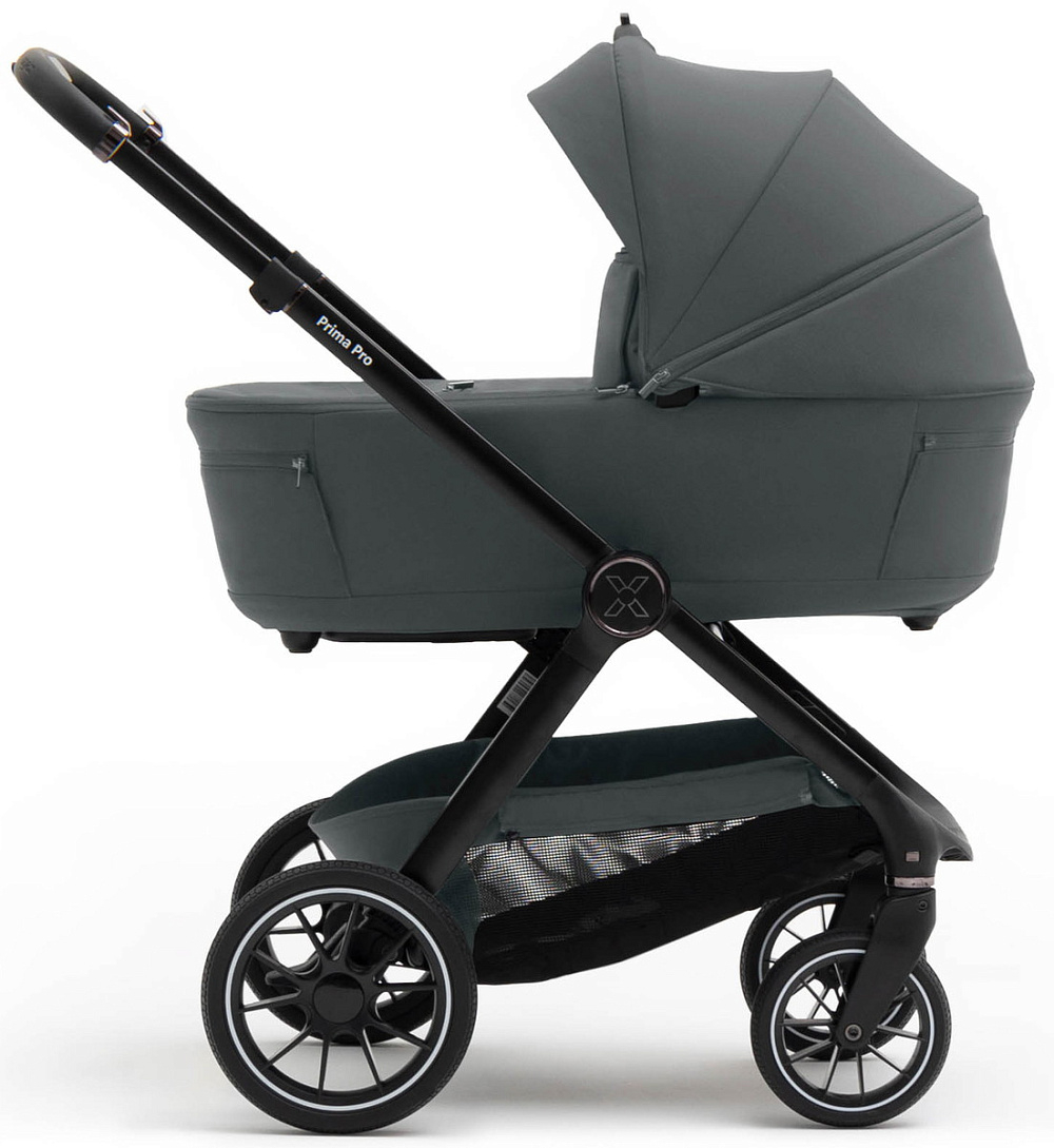 Коляска Agex Prima Pro 3 в 1 с автокреслом i-Team ATG080 Grey APP633 Grey (Серый)