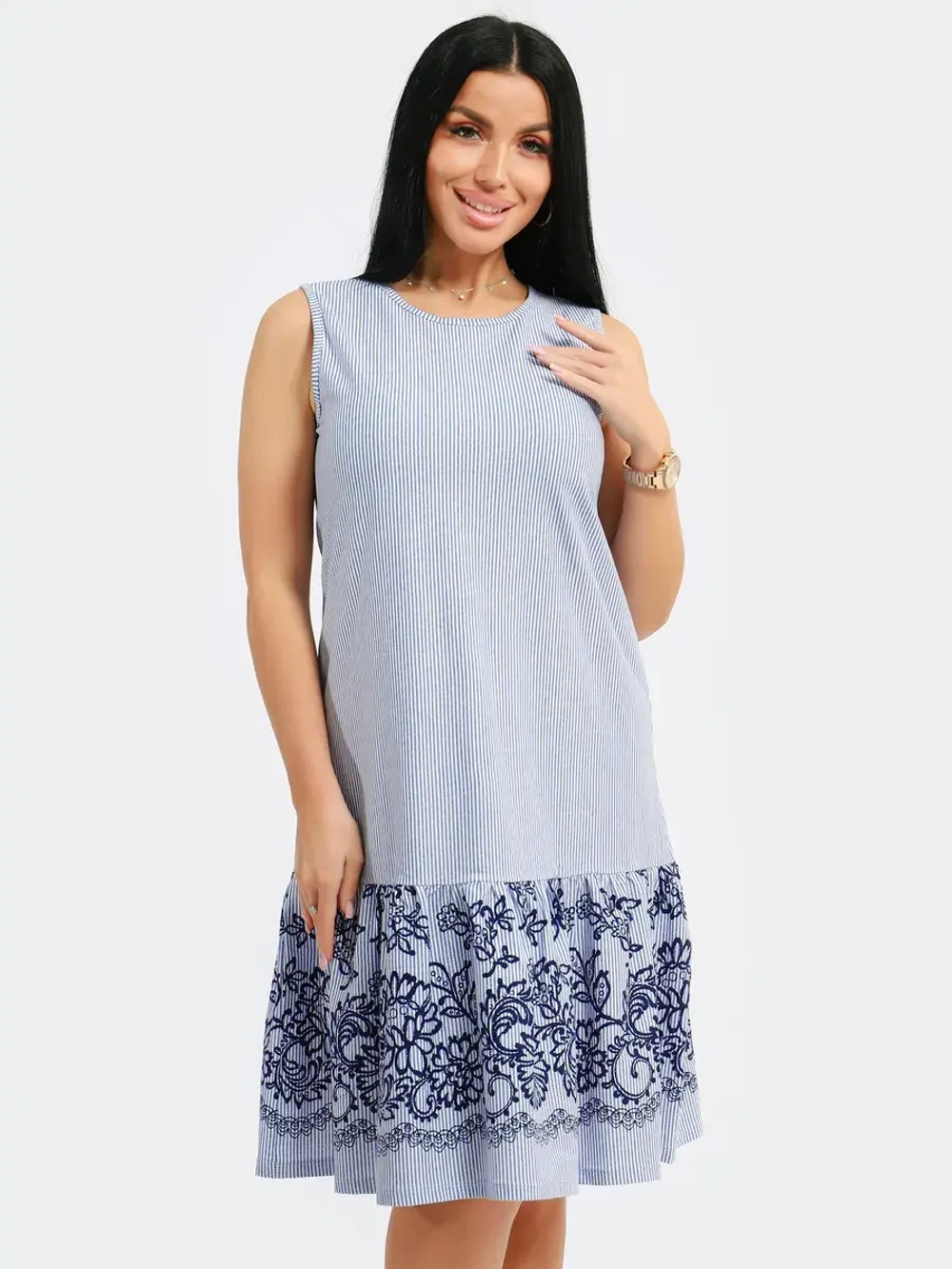 Платье свободное летнее