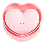 Розовый вакуумный стимулятор 9,8см в форме сердца BeYourLover Heart TW158