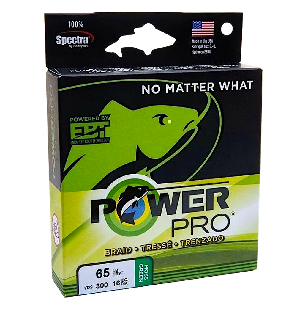 Шнур Power Pro Moss Green 92м 0.19мм 13кг 21100150100ME