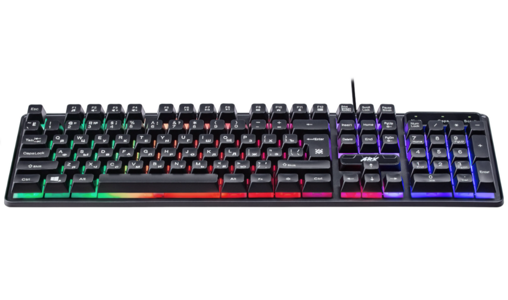 Клавиатура игровая проводная Defender GK-196L ARX