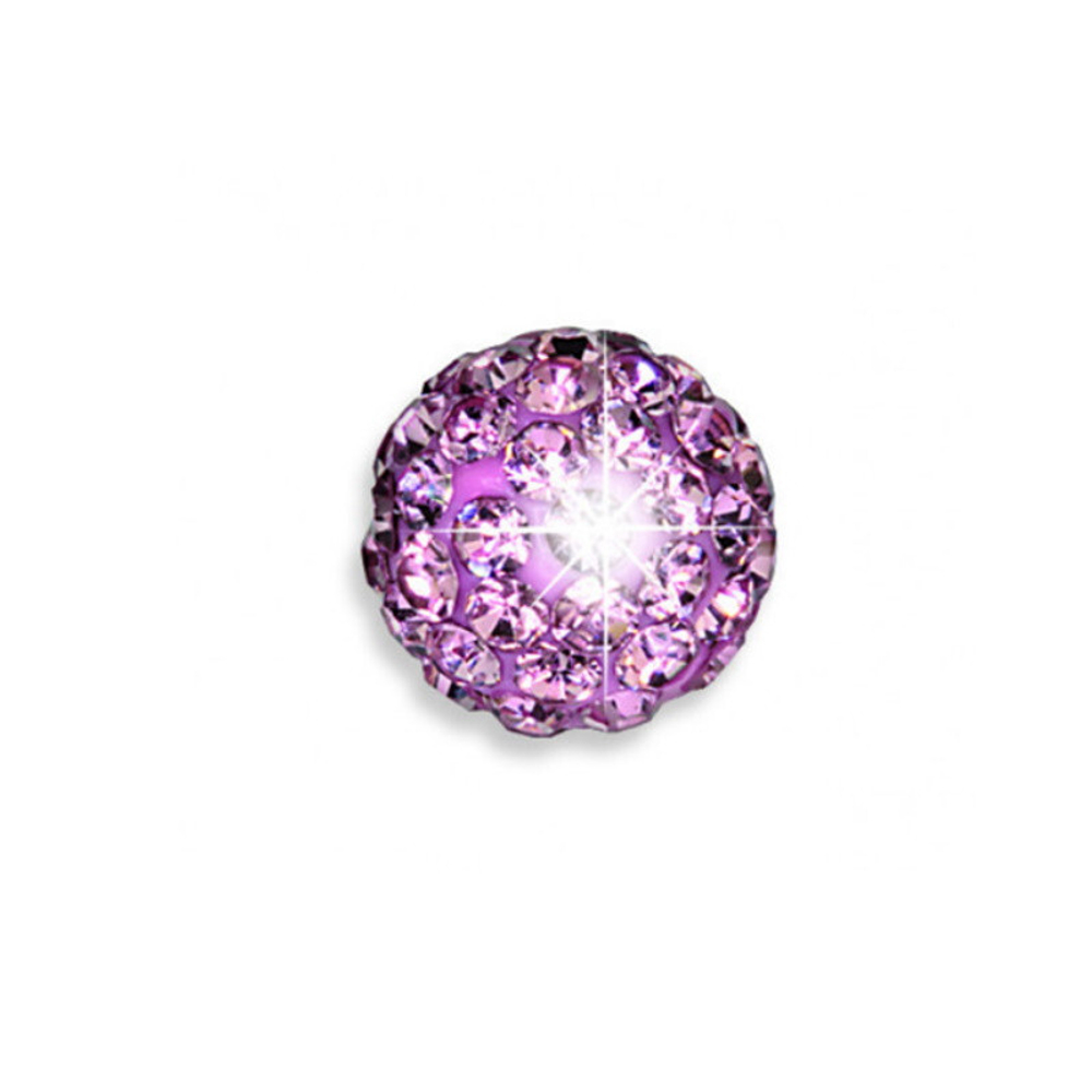 Серьги для ушей BIOJOUX BJT0084 Light Rose Crystal Ball 8mm