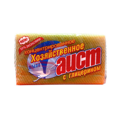 Мыло хозяйственное "Аист" 72% 150г /60