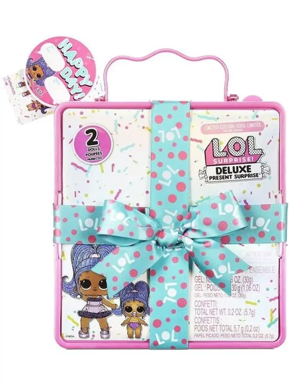 Подарочный набор Lol Deluxe Present Surprise 2 серия розовый