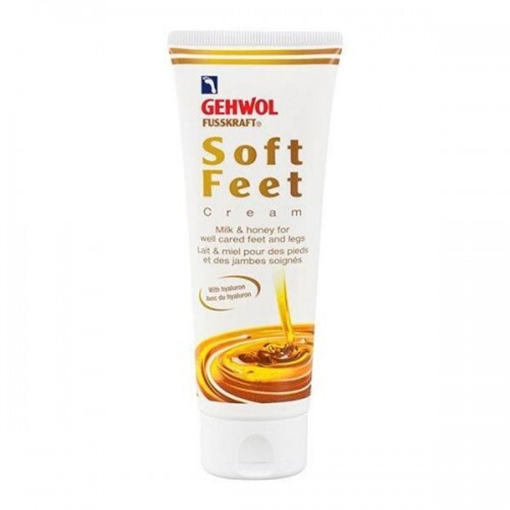 рем для ног шелковый молоко и мед с гиалуроновой кислотой GEHWOL Soft Feet Creme 40 мл