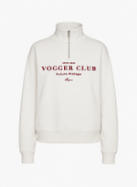 Олимпийка zip "vogger club" молочная
