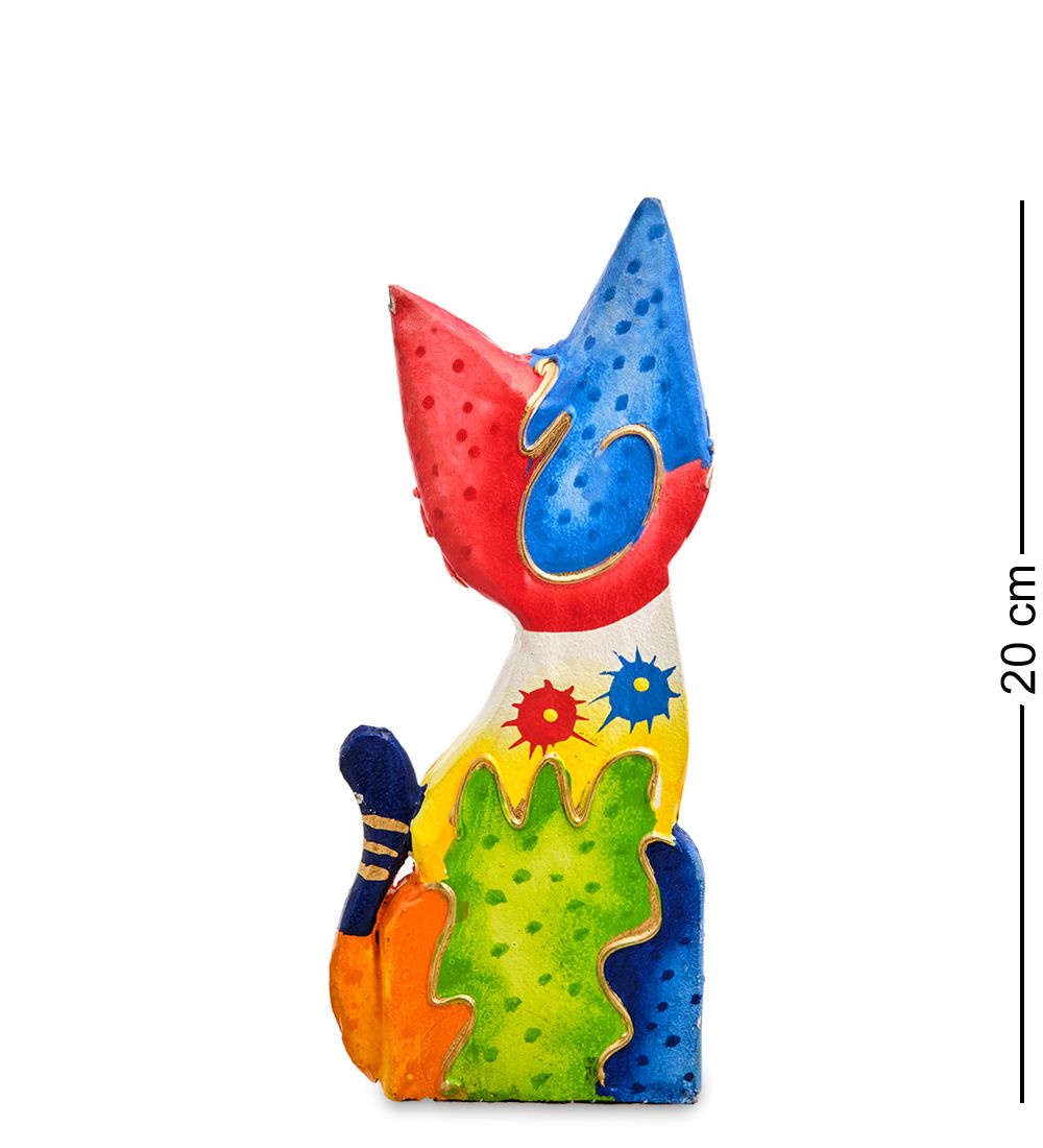 Decor and Gift 99-457-01 Статуэтка «Кошка» 20 см (албезия, о.Бали)