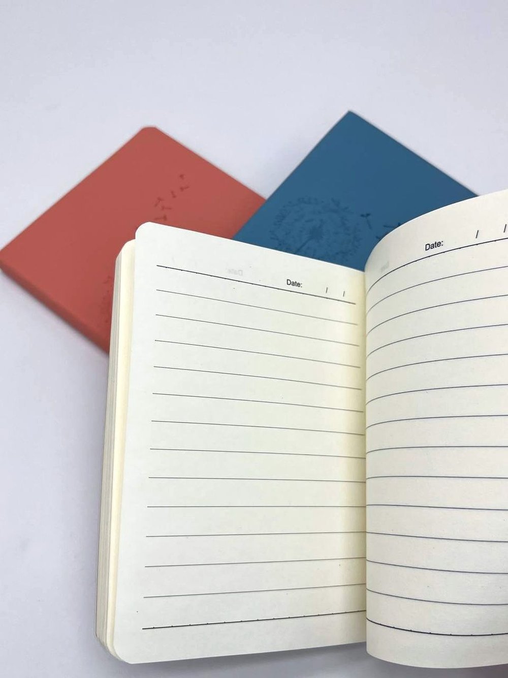 Набор 3 блокнота 88л (138*102мм) лин. бирюз.,роз.мрамор, персиковый (5447-5)