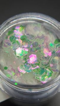 Блестки шестигранники для дизайна ногтей №13