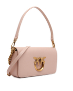 кожаная сумка через плечо love click baguette mini Pinko - пудро-розовый(100068 A0F1)