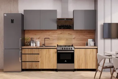 Кухня Шерлок 2.0 м графит / крафт