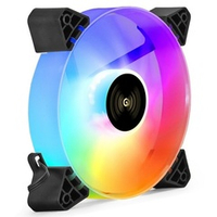 Вентилятор д/корпуса 120x120x25 ExeGate EX12025H6PYH-PWM.ARGB, черный (EX295972RUS)