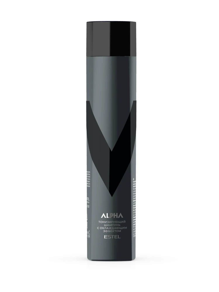 Тонизирующий шампунь для волос и тела с охлаждающим эффектом Alpha Homme, Estel, 300 мл.