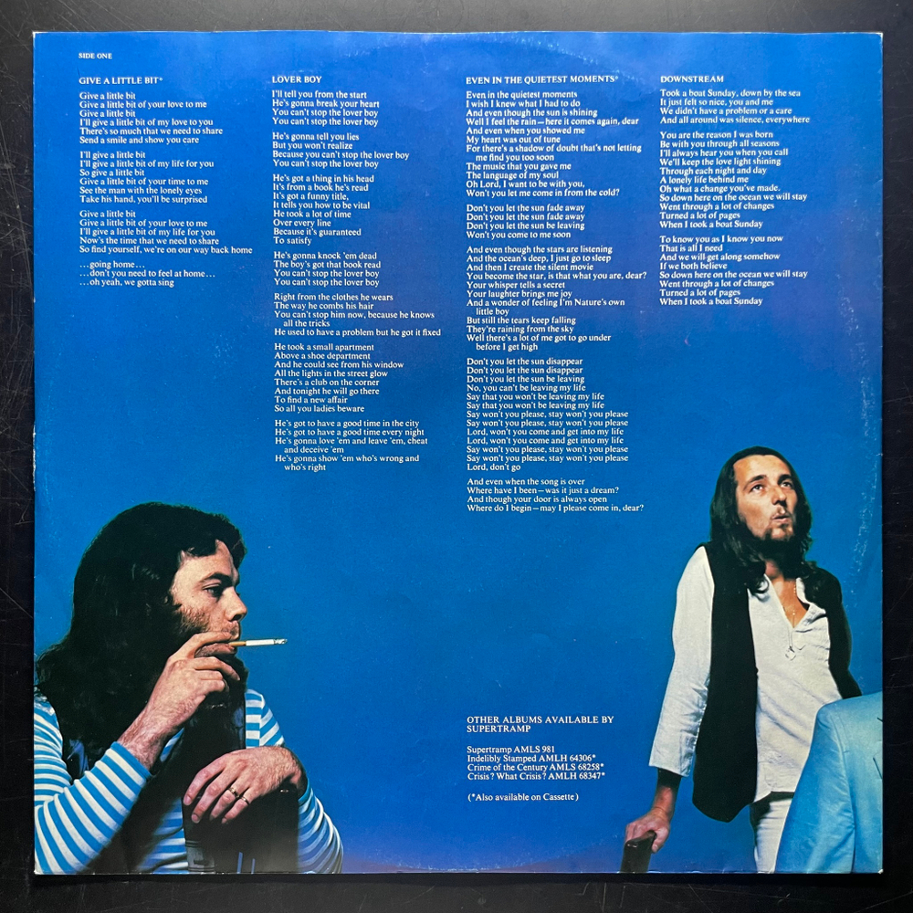 Supertramp - Even In The Quietest Moments (Англия 1977г.)