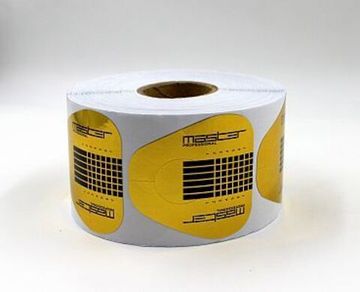 Формы одноразовые 500шт MASTER Professional 453 широкие золотые