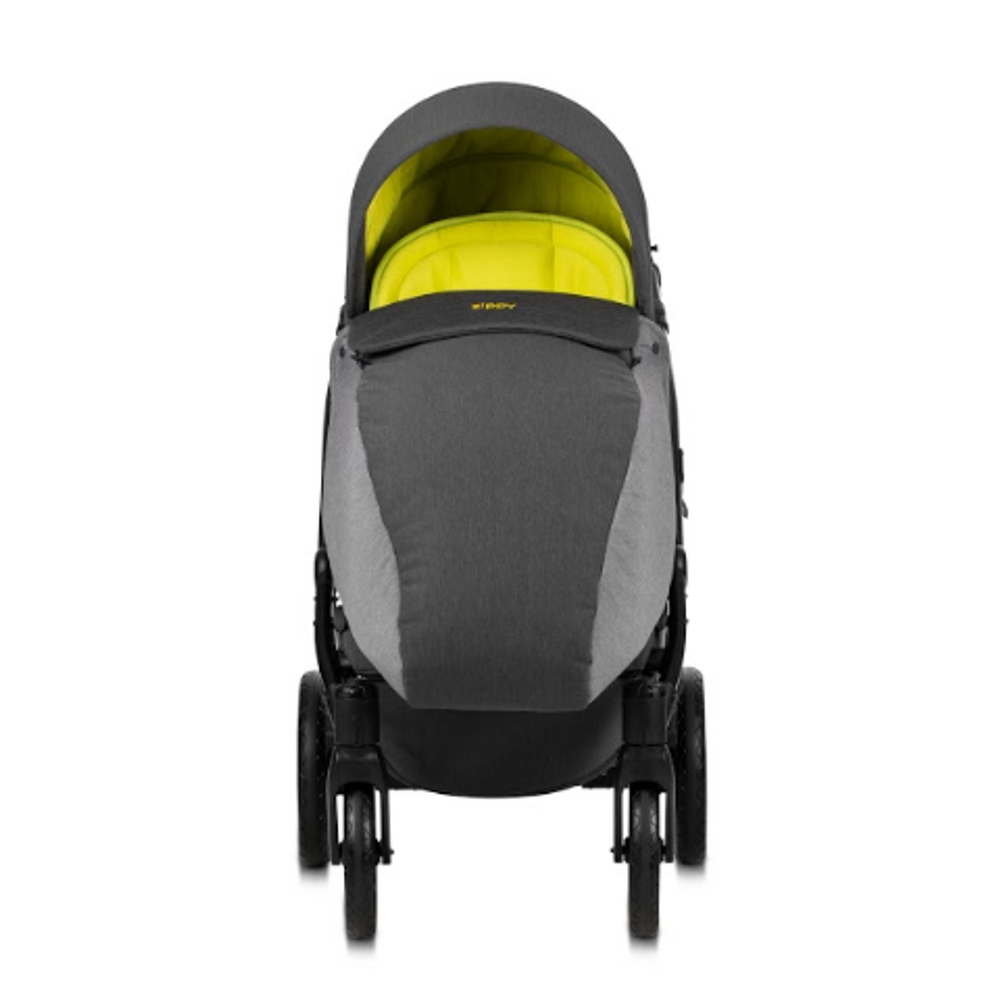 Детская коляска Tutis Zippy 3 в 1 New 2020 №164 (Серый-Жёлтый)
