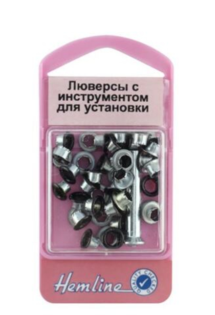 Набор блочек 5 мм с устройством для установки, цвет черный, 40 шт (10702070/270423/3170633/1_Китай)