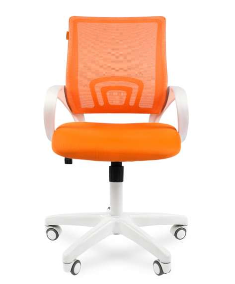 Офисное кресло Chairman    696    Россия    белый пластик TW-16/TW-66  оранжевый