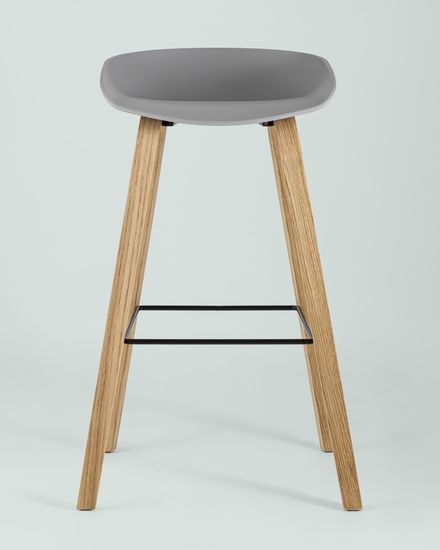 Стул барный LIBRA СЕРЫЙ