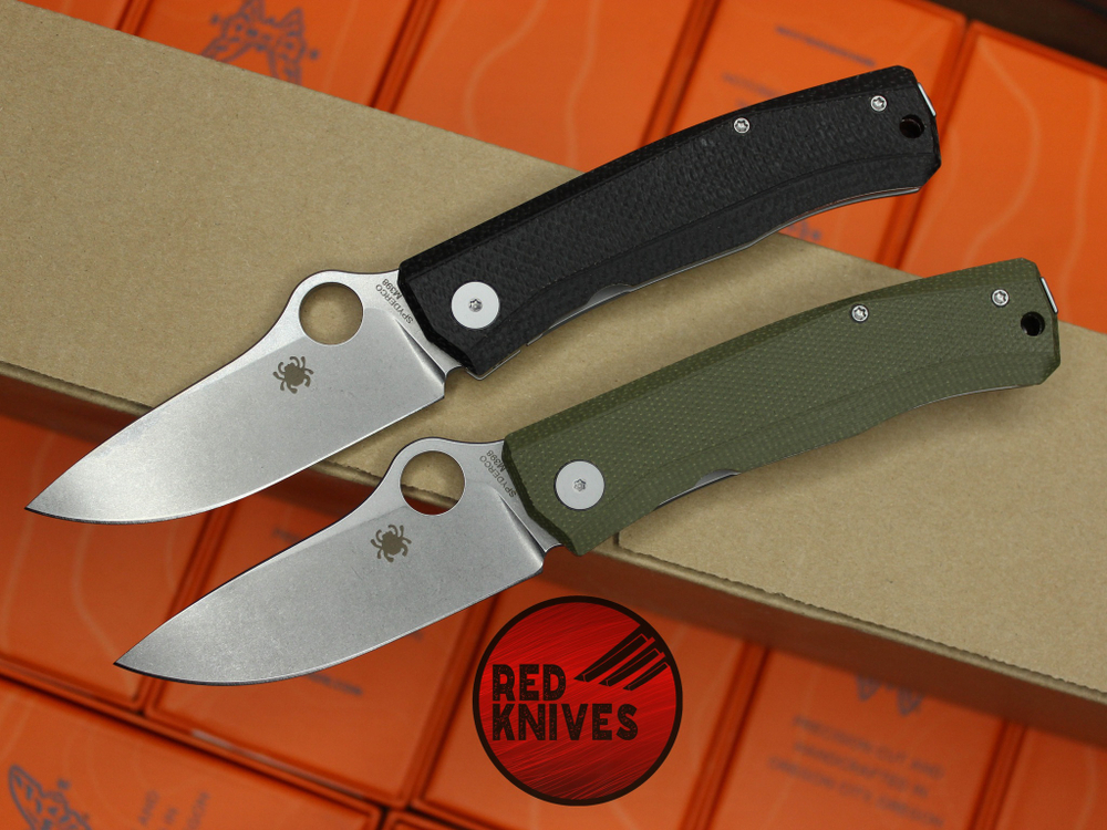 Нож Spyderco SpyMyto C265MTIP - черная микарта, съемный плавник