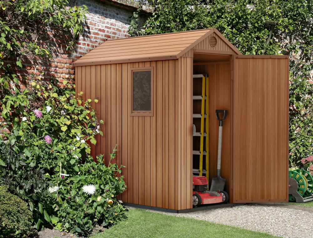 Пластиковый сарай Keter Darwin 4x6 brown