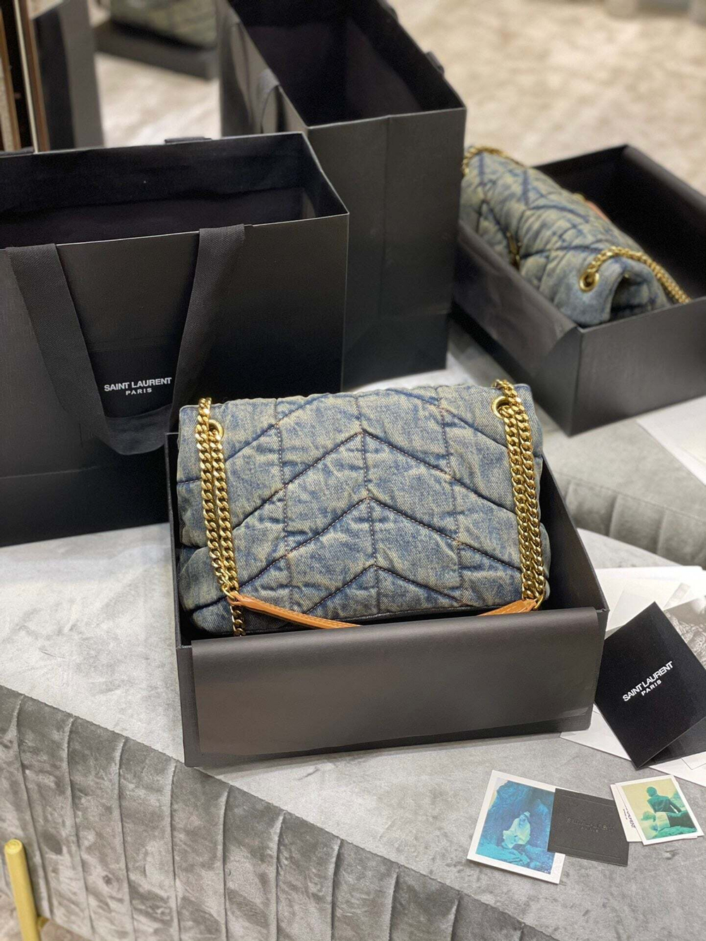 Yves Saint Laurent Loulou Puffer Bag 29 cm