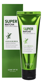 SOME BY MI Очищающий гель для умывания с экстрактом зеленого чая матча - Super Matcha Pore Clean Cleansing Gel, 100мл