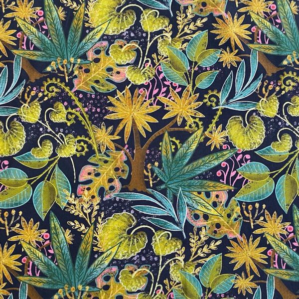 ТРОПИЧЕСКИЙ ЛЕС #3, 100% хлопок Handmade Fabrics 1
