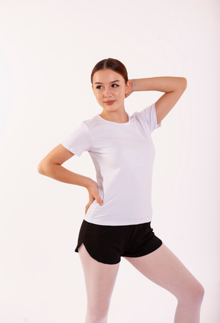 Футболка из хлопка с коротким рукавом