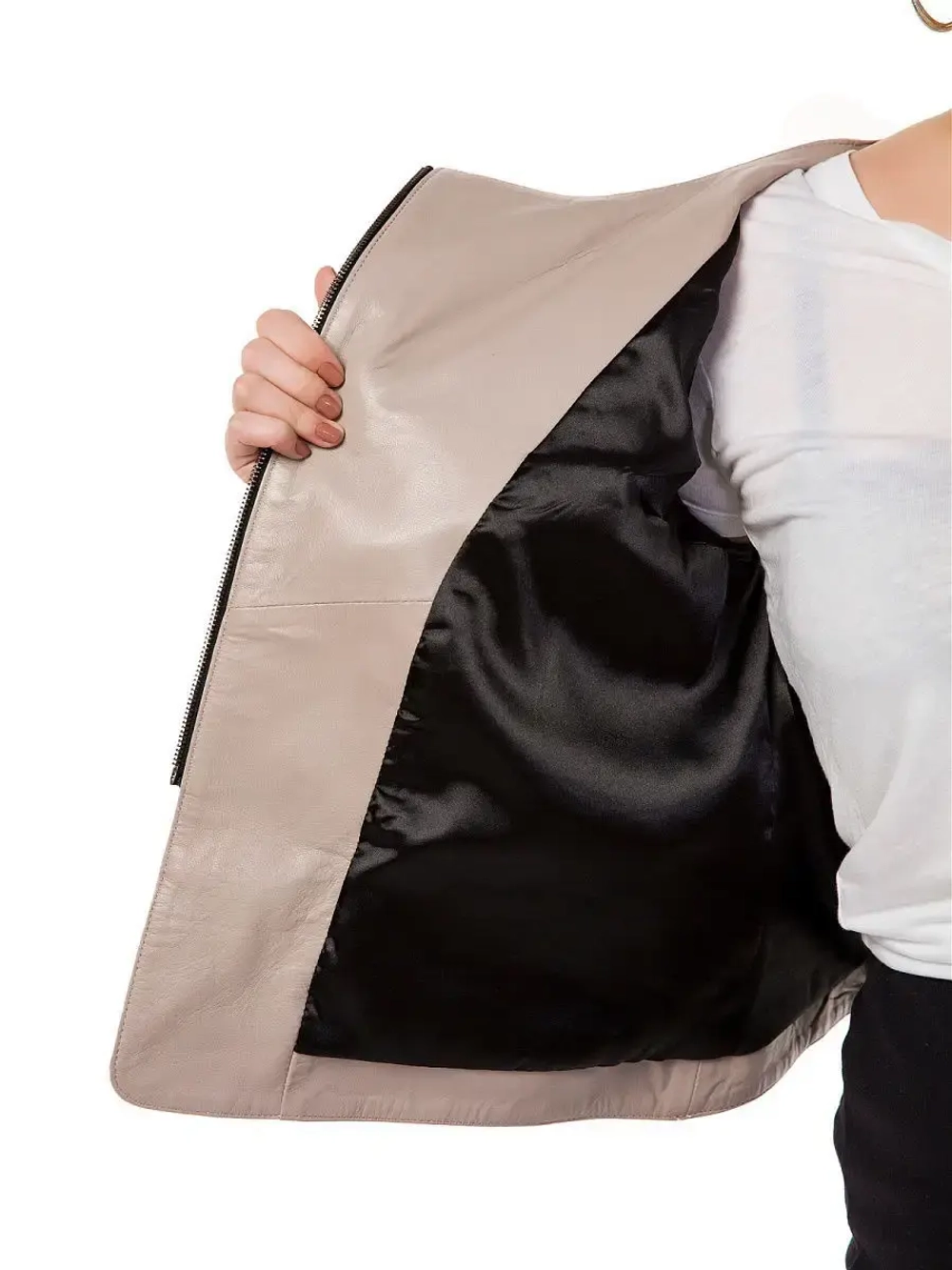 Косуха женская натуральная кожаная