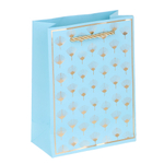 Пакет тм LADECOR подарочный, бумага, с фольг.слоем, 12x16x6 см, 4 цвета