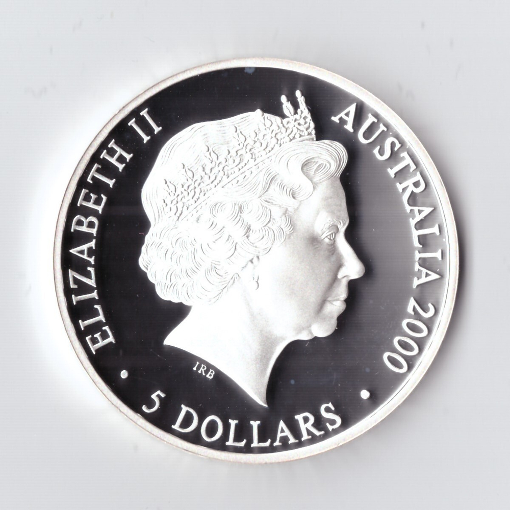 5 Долларов 2000 Австралия. Олимпиада Сидней 2000 .PROOF