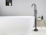 Смеситель для ванны Aquatek Европа AQ1345BGM оружейная сталь