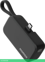 Портативное зарядное устройство Momax IP130 1-Power Mini 3 в 1 Black (IP130D)