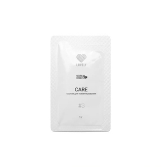 Lovely  Состав для ламинирования №3 "Care"  в саше ,1 г