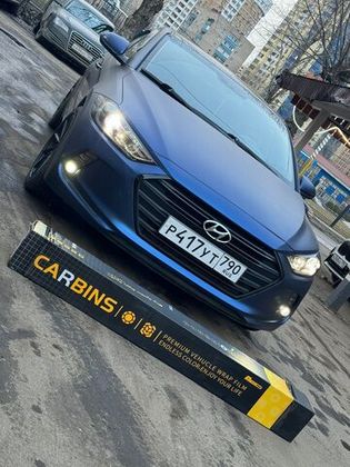 Hyundai в виниловую пленку Carbins Ghost Metallic Dark Blue M6 09d