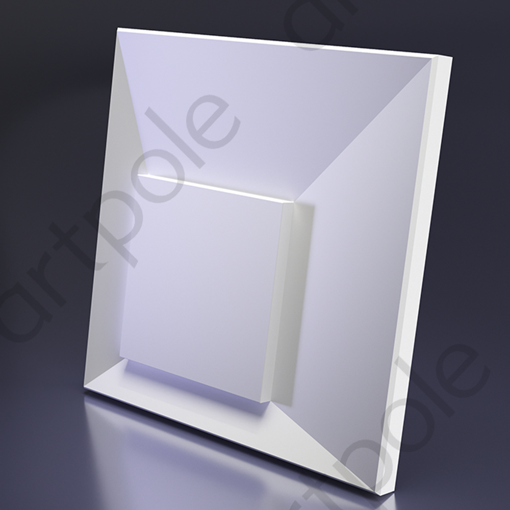 Гипсовые 3D панели Artpole PLATINUM MALEVICH + LED - MALEVICH platinum - 7.82