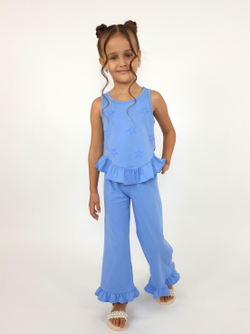 02-147-4 Комплект для девочки (туника+брюки)