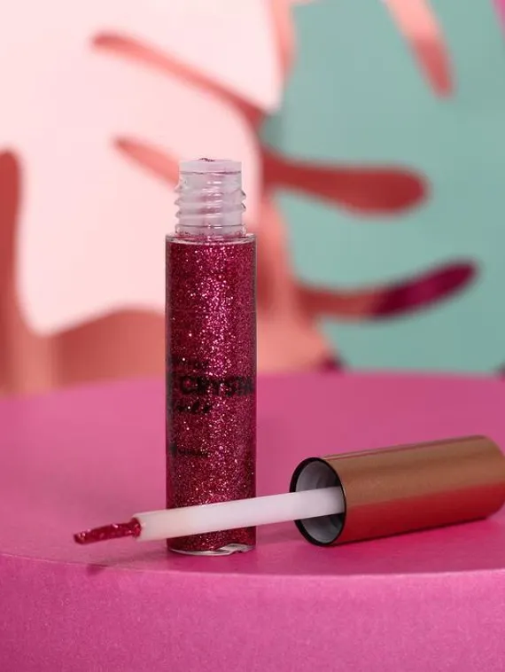 Глиттерная подводка для глаз Flamingo Colada, 5 мл, оттенок №1, фуксия