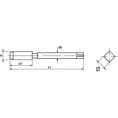 Метчики ручные M2-Set3 VÖLKEL 27316