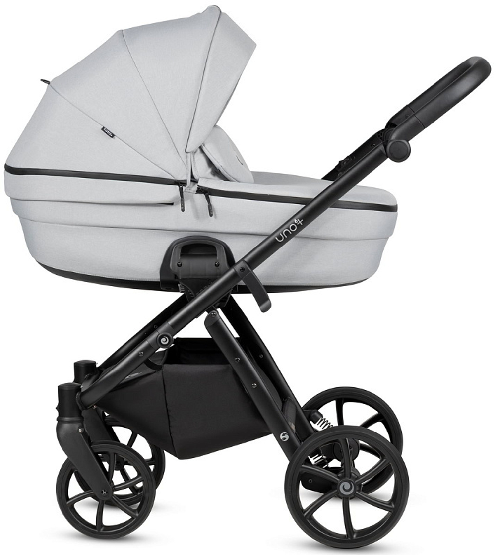 Детская коляска Tutis Uno 6 Plus Essential collection 3 в 1 с автокреслом Elo Lux EduSky Black 1602142 Risso