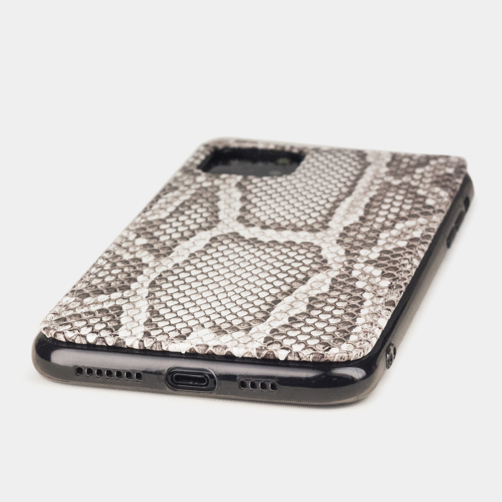 Чехол-накладка для iPhone 11 Pro из натуральной кожи питона, цвета Natur